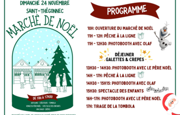 MARCHÉ DE NOËL DE ST THÉGONNEC Le 24 nov 2024