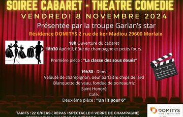 Cabaret théâtre comédie Le 8 nov 2024