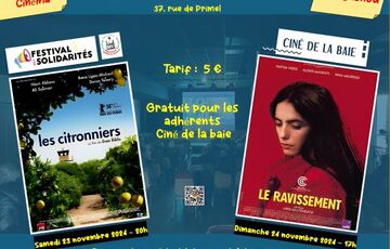 Week-end cinéma - festival des solidarités Du 23 au 24 nov 2024