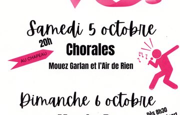 Concert chorales - Octobre Rose